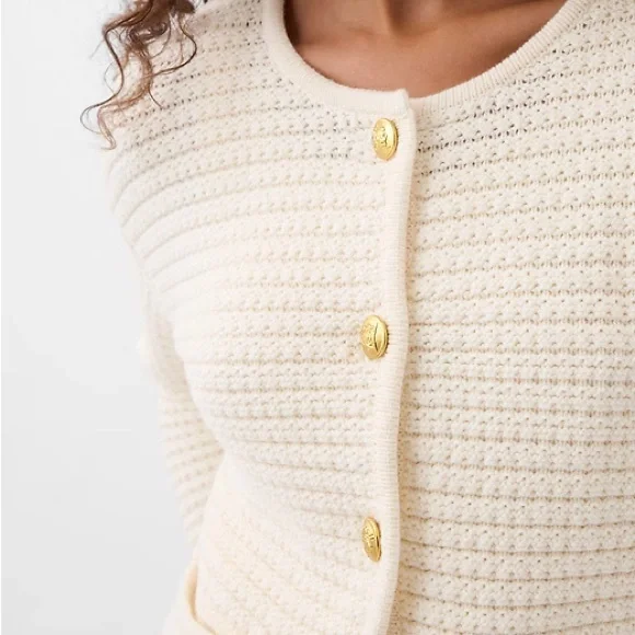 Textured Sweater Jacket - Picture 3 of 6